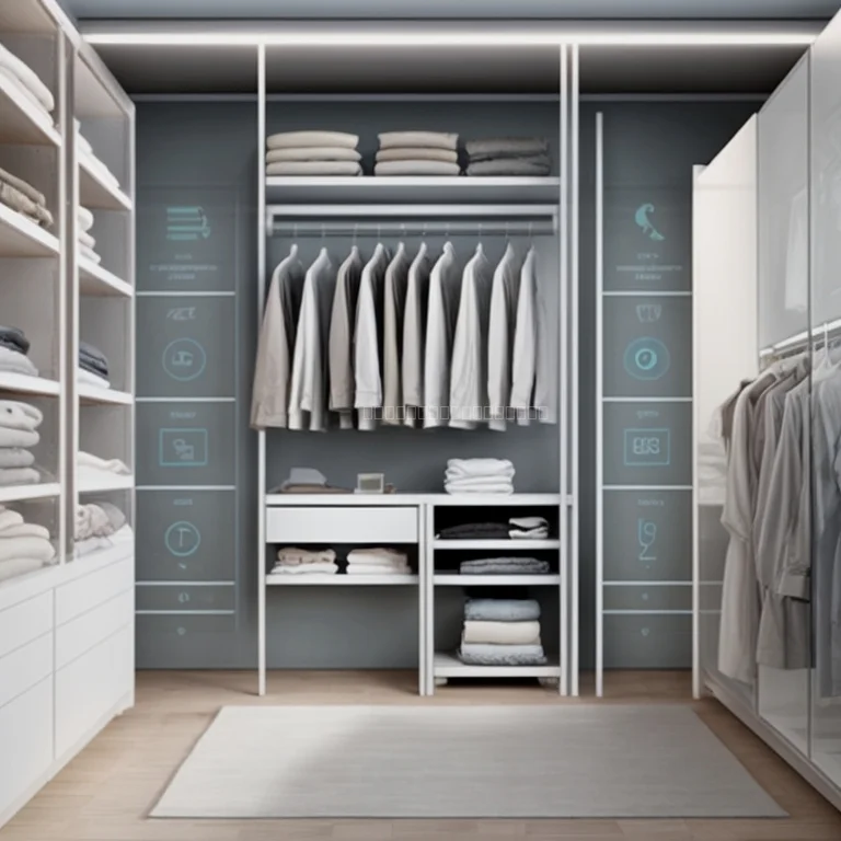 Smartes KI-Kleiderschrank-Dashboard